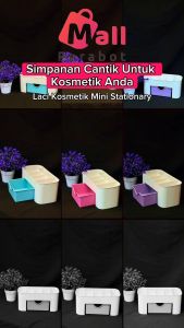 Mall perabot | Laci Stationery Kosmetik Mini Rak Kosmetik Serbaguna Make Up Aksesoris Storage Box