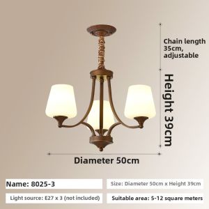 MINGRU | Vintage Rustic Style Chandelier
