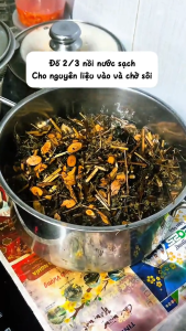 Lá xông cảm thảo dược 150g Hồng Hùng Tuấn giải cảm xông hơi toàn thân xông mặt thư giãn
