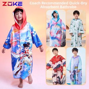 ZOKE | Quick Drying Water Absorbent Winter Childrens Robe