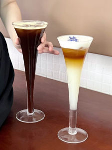 Creative Glass Cocktail Cup Champagne Bubble Sweet Wine Glass High Aesthetic Value Beverage Cup Martini Glass Transparent round Shape