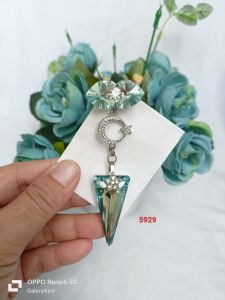 Bros dagu kristal swarovski kw grad A size besar