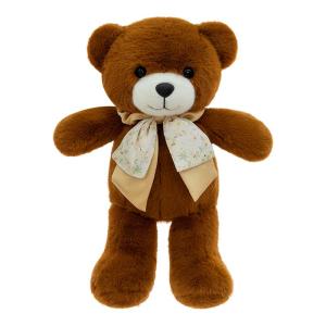 QIAOSHANG | Cute Teddy Bear Plush Toy with Flower Bag and Scarf