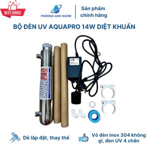Bóng đèn UV 11W adapter Aquapro 4 chấu chất lượng cao dùng để diệt khuẩn cho máy lọc nước bảo hành 6 tháng