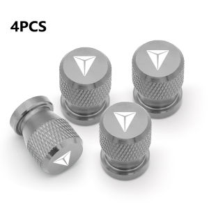 4Pcs Car Wheel Tire Valve Caps Metal Waterproof Dust Covers For Deepal S05 L07 S07 G318 EV Shenlan Car Accessories