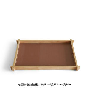 LamomeDeco Wooden Decorative Tissue Box Coffee Table Tray Living Room Bedroom Restaurant Dining Table Napkin Drawer Box