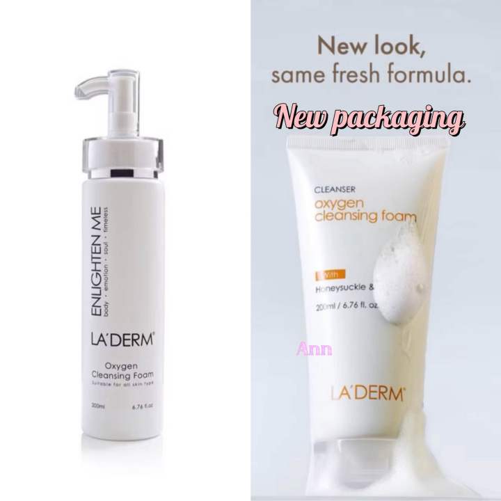 Laderm Oxygen Cleansing Foam有氧泡沫洁面霜 | Lazada