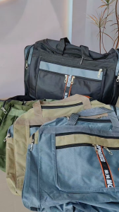 Large Capacity Travel Duffle Bag Multi Compartment Versatile Outdoor Camping Outing Traveling Hand Carry Bag