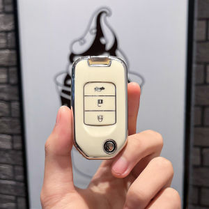TPU Car Key Case Cover Shell for Honda XRV CRV HRV Civic Accord City Life Jazz Holder Keychain Protector Fob Styling Accessories