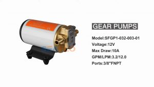 ผ้าพันธ์ SEAFLO ปั๊มดูดน้ำมัน 12V เครื่องดูดน้ำมัน 12V Gear Pump SFGP1-032-003-01