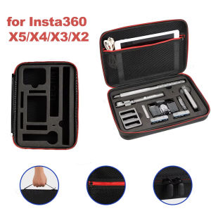 Box for Insta360 X5 X4 X3 X2 Protective Storage Bag Travel Protable Carrying Case For Insta360 X4 Action Camera Accessories