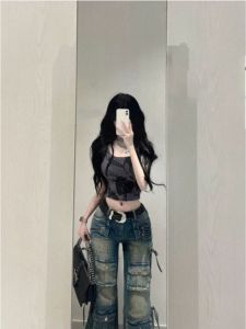 Retro American Sweet & Spicy Print Shoulder-Length Short-Sleeve T-Shirt: A Stylish Summer Must-Have