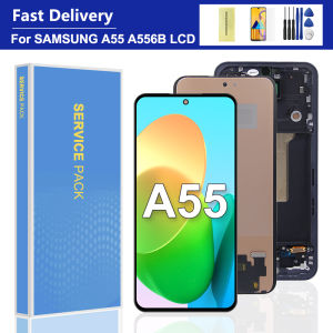 6.6 For Samsung A55 5G LCD Display Touch Screen Digitizer For Samsung A556B A556B/DS SM-A556E SM-A556E/DS LCD With Frame