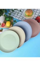 Wheat Straw Bowl Plastic Bowl Pinggan Plastik Nordic Snack Plate Tableware Microwave Safe Set Pinggan Mangkuk doorgift