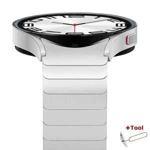 Bracelet for Samsung galaxy watch 6 classic 47mm 43mm band 4 42 46mm no gaps stainless steel strap for watch4 5 pro 44mm 40 45mm