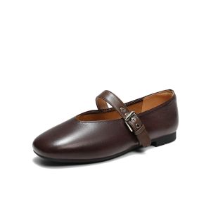 Belle | French Vintage Soft Bottom Sheepskin Mary Jane Shoes