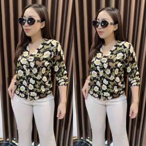 KEMEJA RAYON | KEMEJA WANITA RAYON | BLOUSE KANCING WANITA TERBARU KEKINIAN | KEMEJA ATASAN TERBARU