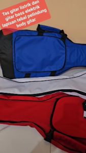 Tas Gitar Listrik Terbaru 2024 Bahan Tebal Anti Air Gigbag Akustik Bass Elelktrik Import Murah Keren