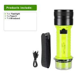 New Most Powerful LED Diving Flashlight Rechargeable Professional Dive Torch XHP360 Diving Lamp Fishing Underwater Lantern
