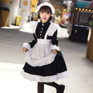 Lolita dres costum cosplay anime pelayan