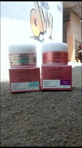 NUFACE Nu Glow Cream Hydra Lock & Youthful Skin Cream Siang dan Malam 15g