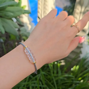 Q1570 Vòng ngũ điếu TA Trắng cho mệnh Kim và Thuỷ - Phong Thuỷ TUDO