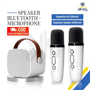 [KN ACC] BLUETOOTH SPEAKER KTV MICROPHONE KARAOKE SET WIRELESS PORTABLE MINI KTV1