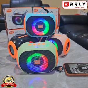 Speaker Bluetooth Portable ERRLY A718 LED RGB Light Speker Wireless Lampu Disco SuperBass TWS 2 in 1