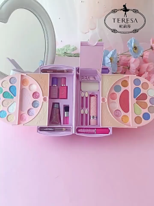 【จัดส่งที่รวดเร็ว】เครื่องสำอางเด็กชุดแต่งหน้าเด็กลายเจ้าหญิงดิสนีย์ชุดแต่งหน้าของเล่นเด็กผู้หญิงBeauty Cosmetic set