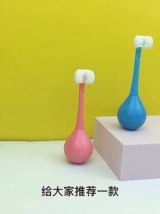 Bàn Chải Đánh Răng Cho Bé 3D Đầu Chải 3 Chiều Chất Liệu Silicon Siêu Mềm Mại An Toàn Cho Bé