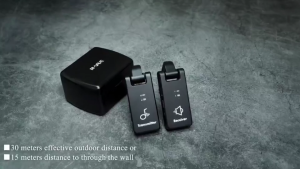 MINSINE M-VAVE WP-8 Wireless Transmission System 2.4G Rechargeable Electric Guitar Receiver & Transmitter Built-in Battery 3.5mm & 6.35mm Plug for Guitar Bass