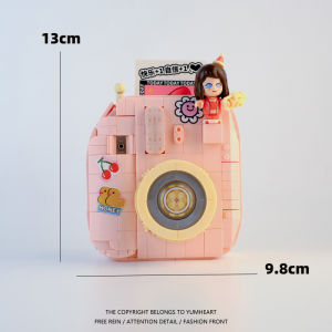 ของขวัญวันเกิด ของเล่นโมเดลกล้องรูปถ่ายสไตล์ย้อนยุค ของตกแต่งสำหรับเพื่อนร่วมชั้น ของเล่นโมเดลที่ต่อได้ ของเล่นที่สร้างสรรค์