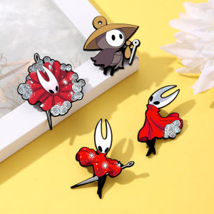 Hollow Warrior Anime Badge - Japanese & Korean Game Collectible Pin for Fashion Accessories