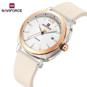 NAVIFORCE Original Watch for Women Quartz Calendar Watch Simple Dial Luminous 50m Waterproof Brand New Casual Fashion Watches NF6111