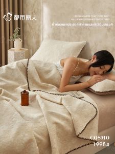 Cosmo Lady | Chiếc Chăn Mỏng Mùa Hè Bằng Cotton Linen Sang Trọng