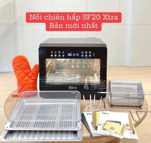 💥GIAO HỎA TỐC💥 NỒI CHIÊN HẤP ĐA NĂNG OLIVO STEAMFRY XTRA DUNG TÍCH 20L 70 CHỨC NĂNG BẢO HÀNH 24.THÁNG