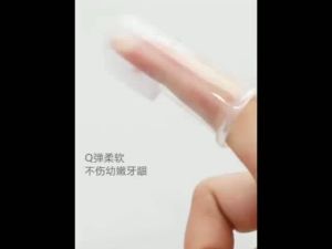 Sikat Jari Silikon Pembersih Gigi Anak Bayi ( Baby Finger Tooth / Brush / Lidah / Kado / Hadiah / Bingkisan / Gift / Ultah)