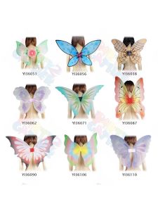 ตัวละครนางฟ้าผีเสื้อสุดสร้างสรรค์สำหรับเด็กและผู้ใหญ่ เครื่องประดับงานปาร์ตี้ เครื่องประดับการแสดงบนเวที ชุดนางฟ้า