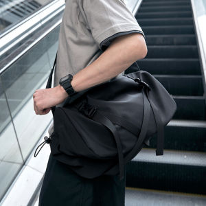 Larger Capacity Travel Bag Custom Fashion Mens Messenger Bags Crossbody Side Zipper Pocket Sport Causal Travel Sling Bag Gym Bag for Men
