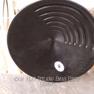 45Cm Alat Dulang Emas Fiber Gerigi Gold Pan Panning 45cm