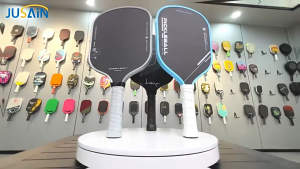 Pickleball Paddle Advanced USAPA Approve Lightweight Fiberglass Pickleball Paddle 4 Balls Pickleball Paddle Set