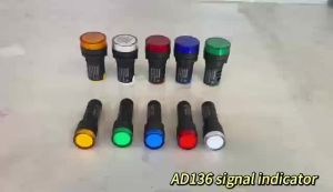 LED Indicator Light 12v 24v 220v 380v Red Green Yellow Blue Signal Light 16mm 22mm Signal Lamp