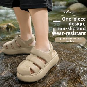 TZLDN | Children Sandals Summer Magic Tape Waterproof