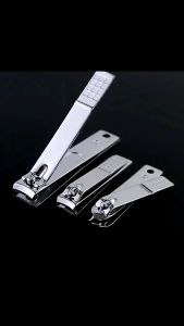 BabyShop-C1022 Gunting Kuku Stainless Steel Hitam Doff Anti Slip / Gunting Kuku Jumbo / Alat Potong