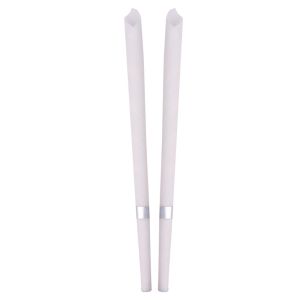 YOUYUEPIN 10-100PCS White Horn Ear Cones With Filter Plug Pure Plant Fiber Essential Oil Infused Ear Cleaning Beauty Device