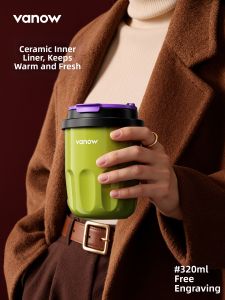 Vanow | Small Portable Ceramic Thermal Cup