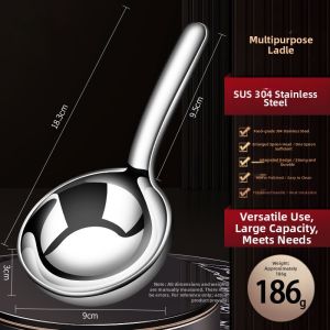 MOLORE | Heat Insulation Deepened Multipurpose Large Round Spoon