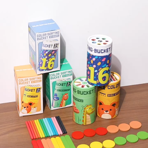 Color Classification Toys 3in1 Montessori Educational Toys Shape Sorting Box Toy Sensory Toys