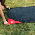 Naturehike Ultralight Portable Floor Mat 20D Double Sided Silicon Coated Plaid Cloth Camping Hiking Picnic Beach Outdoor Tent Ground Sheet Pad Waterproof Footprint Nature Hike Small Medium Large Black. 