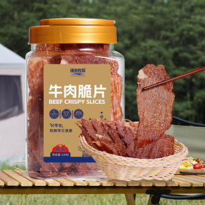 Super Thin Crispy Dried Beef Snack Hand Torn Large Slices of Beef Crisps Leisure Niu Crispy from Inner Mongolia Xinjiang